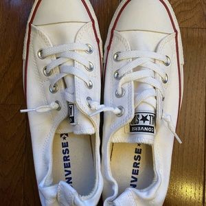 Women’s White Converse Chucks